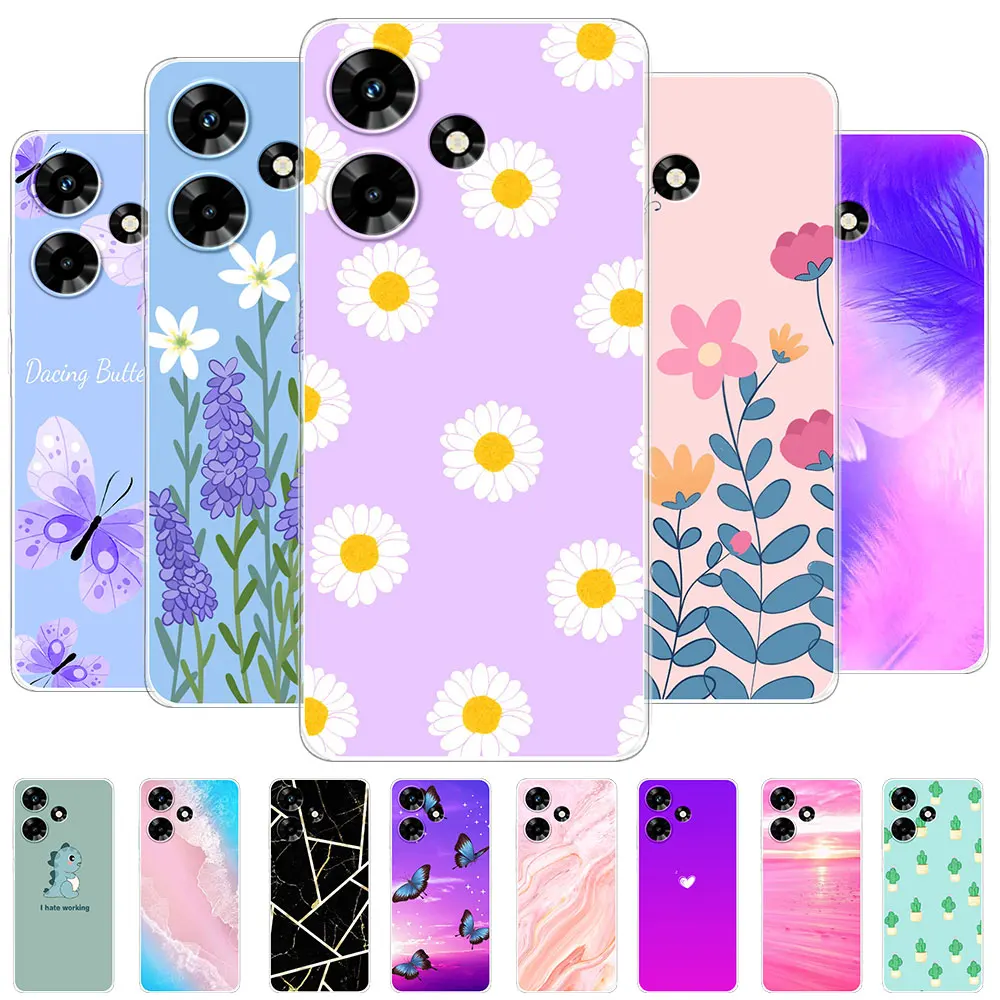 Per Infinix Hot 30 Custodia Cover Posteriore Morbida In Silicone Trasparente Per Infinix Hot 30I Nfc Funda Per Infinix Hot 30 Play Clear Bumper Coque