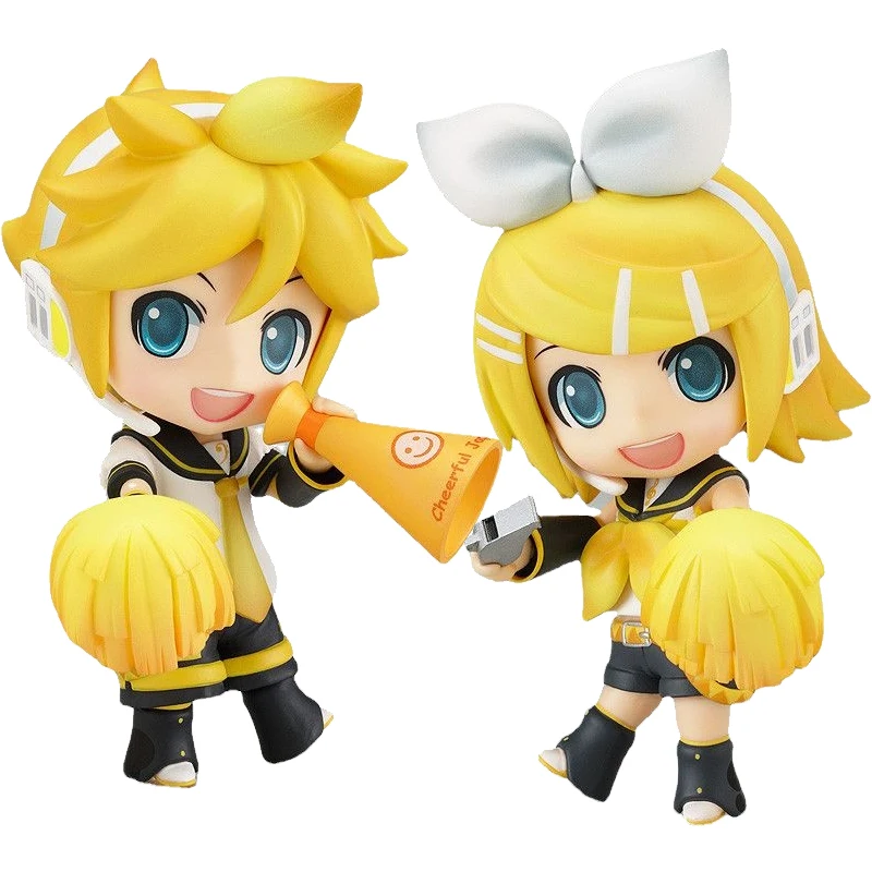 

In Stock Original Good Smile Nendoroid GSC 189 190 Kagamine Rin Kagamine Len 10CM Collection Action Figure Toys Gifts