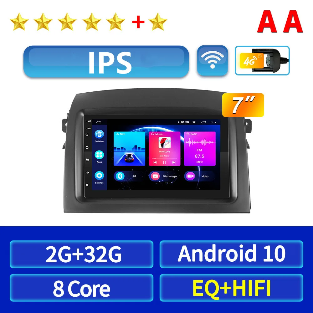 Android 10 Car Multimedia video Player For Toyota Sienna 7 inch Auto Stereo 2 din 2004-2010 Car Radio GPS Navigation 360 2Din car audio video player Car Multimedia Players