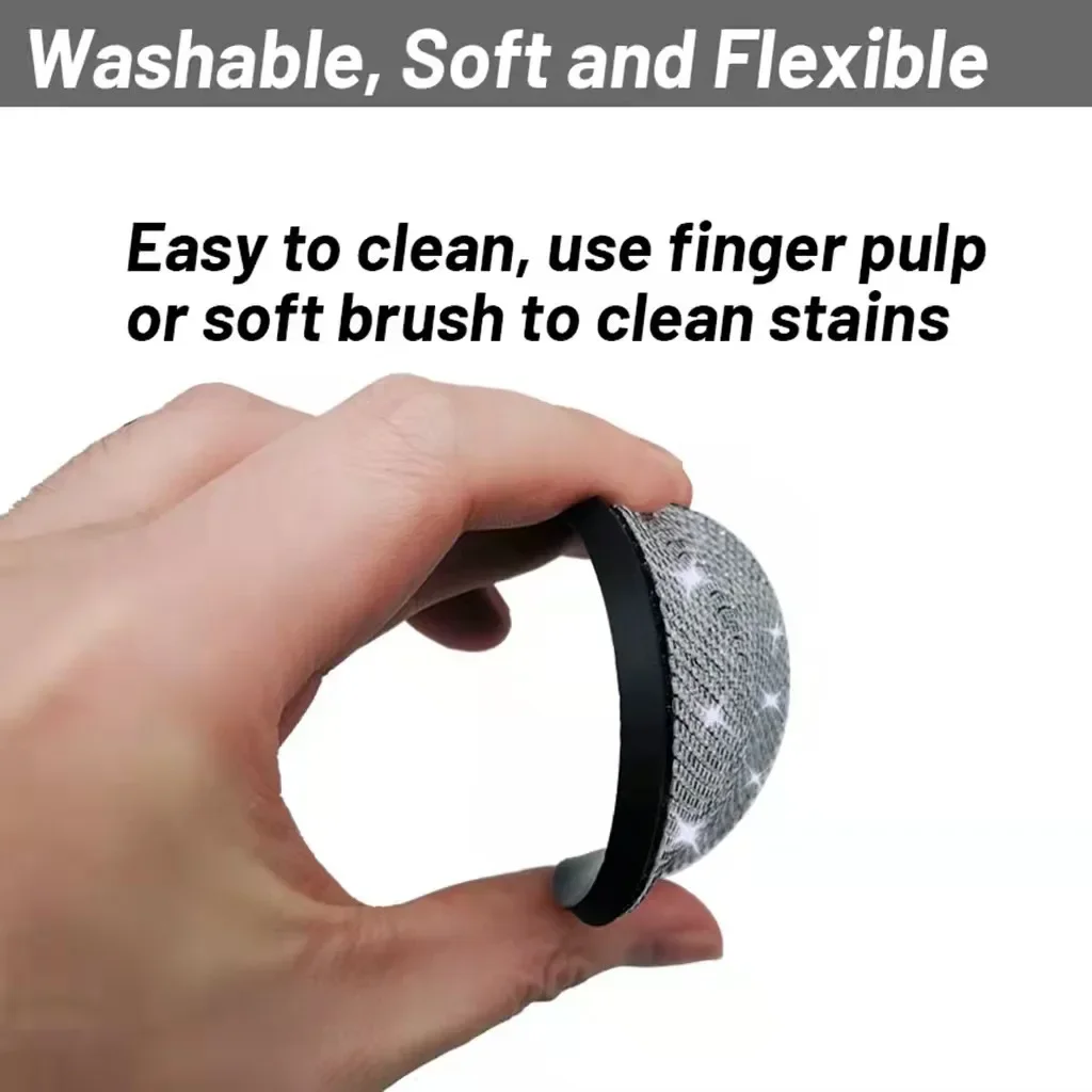 Multifunctional Car Diamond Coaster Water Cup Slot Non-Slip Mat Silica Pad Cup Holder Mat Auto Interior Decoration Accessories