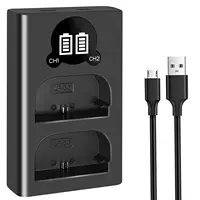LP-E6 LP-E6N LP E6NH LED Dual Battery Charger For Canon EOS R 90D 80D 70D 60D EOS 5D Mark II III IV EOS 6D 7D Mark II Camera