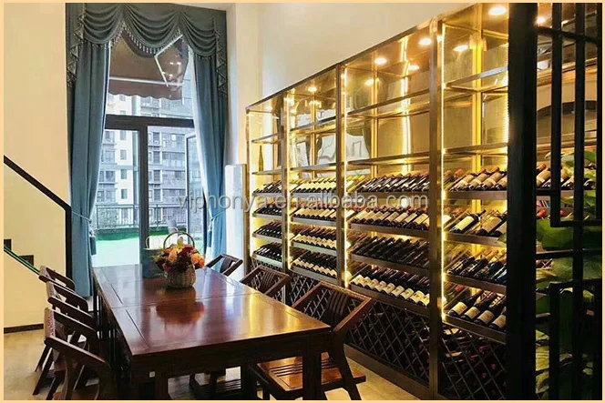 mobile wine bar cabinet dj bar counter iron display cabinet wine shelves for retail store clothing