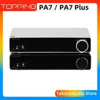 TOPPING PA7/PA7 PLUS Fully Balanced Power Amplifier Pre-Amplifier 210W*2/300W*2 Hi-Res Audio XLR/TRS/RCA Input 2 Gain Settings 2