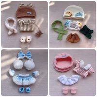 20cm cotton doll clothes, chubby body, wearable baby clothes, changing sets, cute plush dolls 1