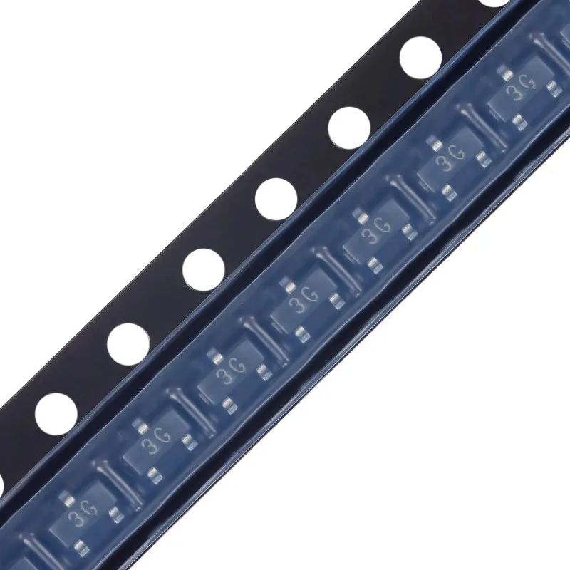 100PCS/Lot SMD Triode transistor BC857C 3G 0.1A/45V PNP SOT-23 transistor BC857 New