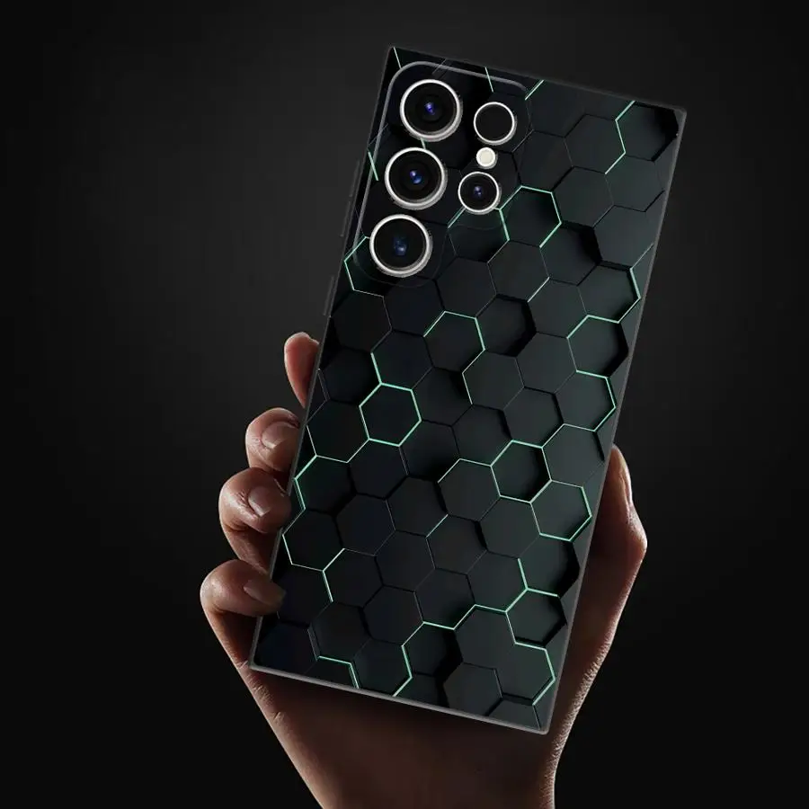 Carbon Fiber Silicone Phone Case - Sleek and Durable Protection