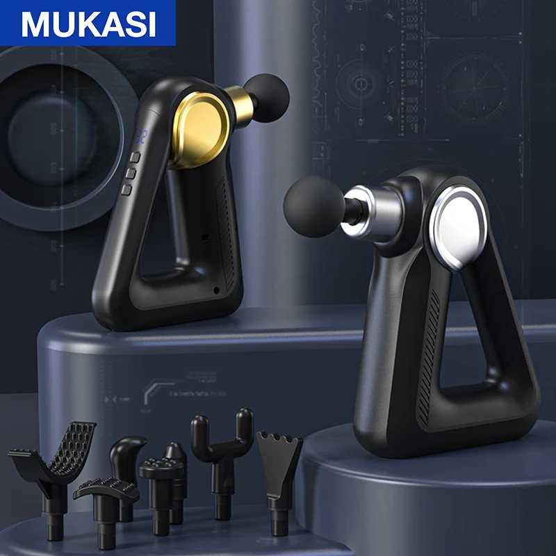 MUKASI 32 Levels Massage Gun LCD Display Electric Massager Deep Tissue