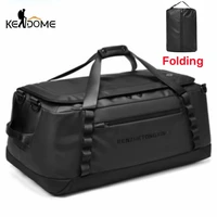 Foldable Portable Travel Backpack Large Capacity Gym Bag Waterproof Luggage Handbag Duffle Bag Men Camping Shoulder Bags xa16wd 1