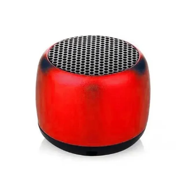 Compact Wireless Bluetooth Speaker - Portable Metal Subwoofer