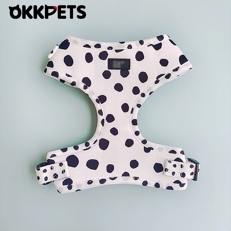 OKKPETS Dog Harness Collar Leash Blanket Accessories Polyester Adjustab Pet Harness Set For Small Medium Large Dog