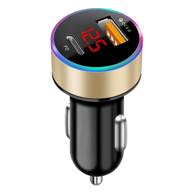 USB Car Charger QC3.0 Type C PD Fast Charging For iPhone 12 13 Pro Xiaomi 12 Huawei Samsung Mobile Phone Charge Adapter