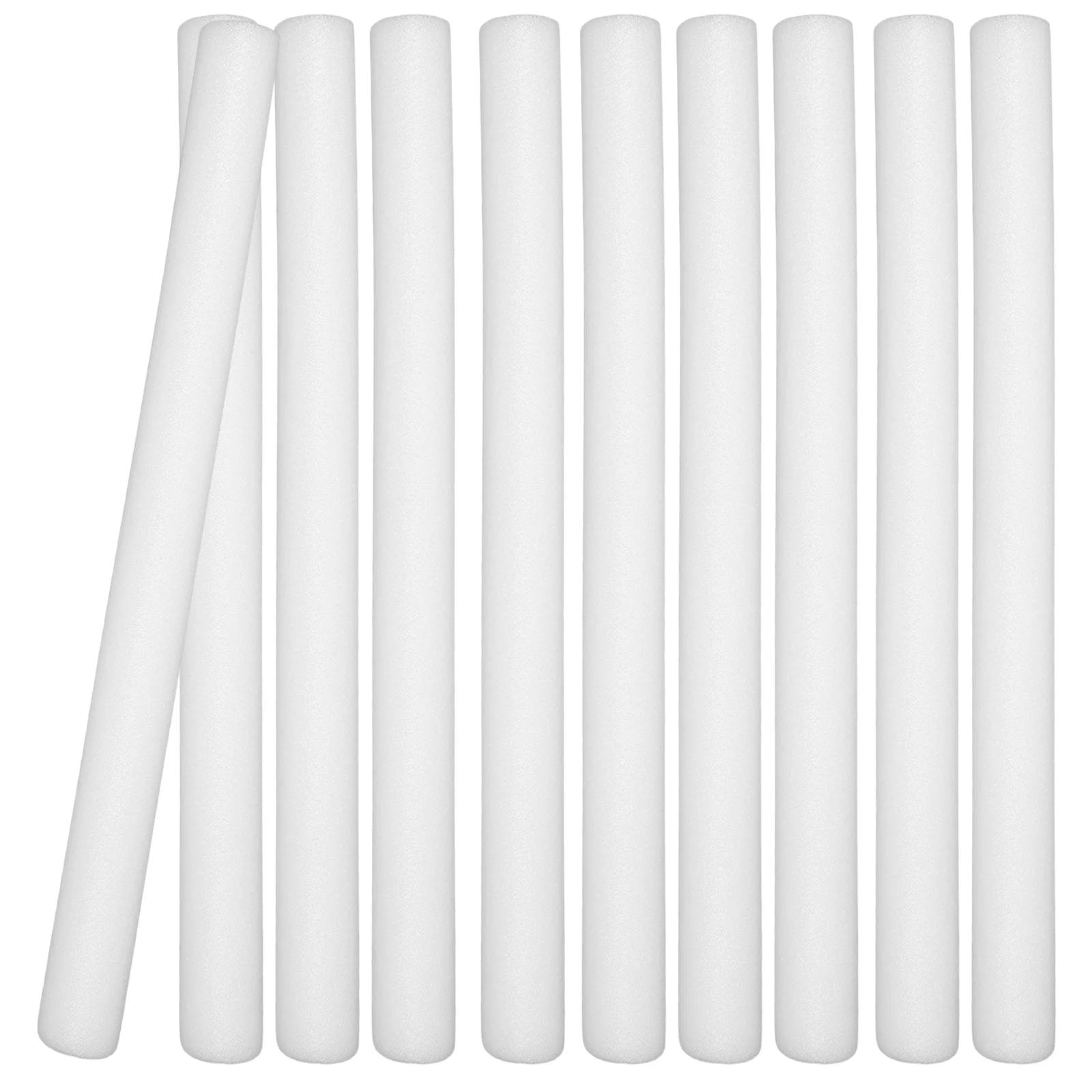 10 Pcs Pearl Cotton Tube Delivery Packing Foam Rod for Goods Accessories Multi-use Insert White Rods