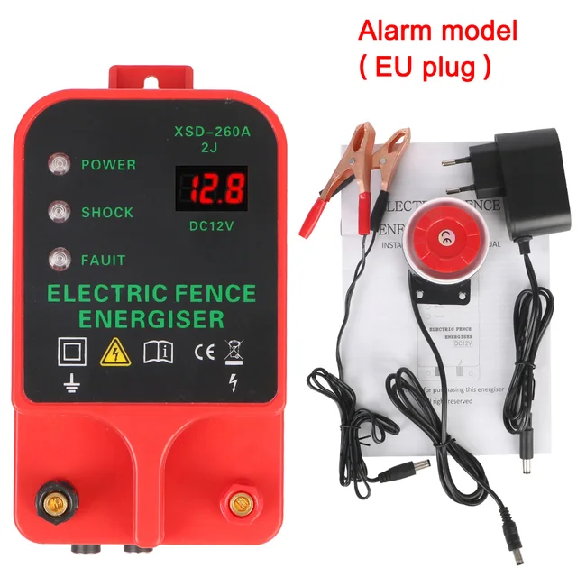 EU plug with alarm