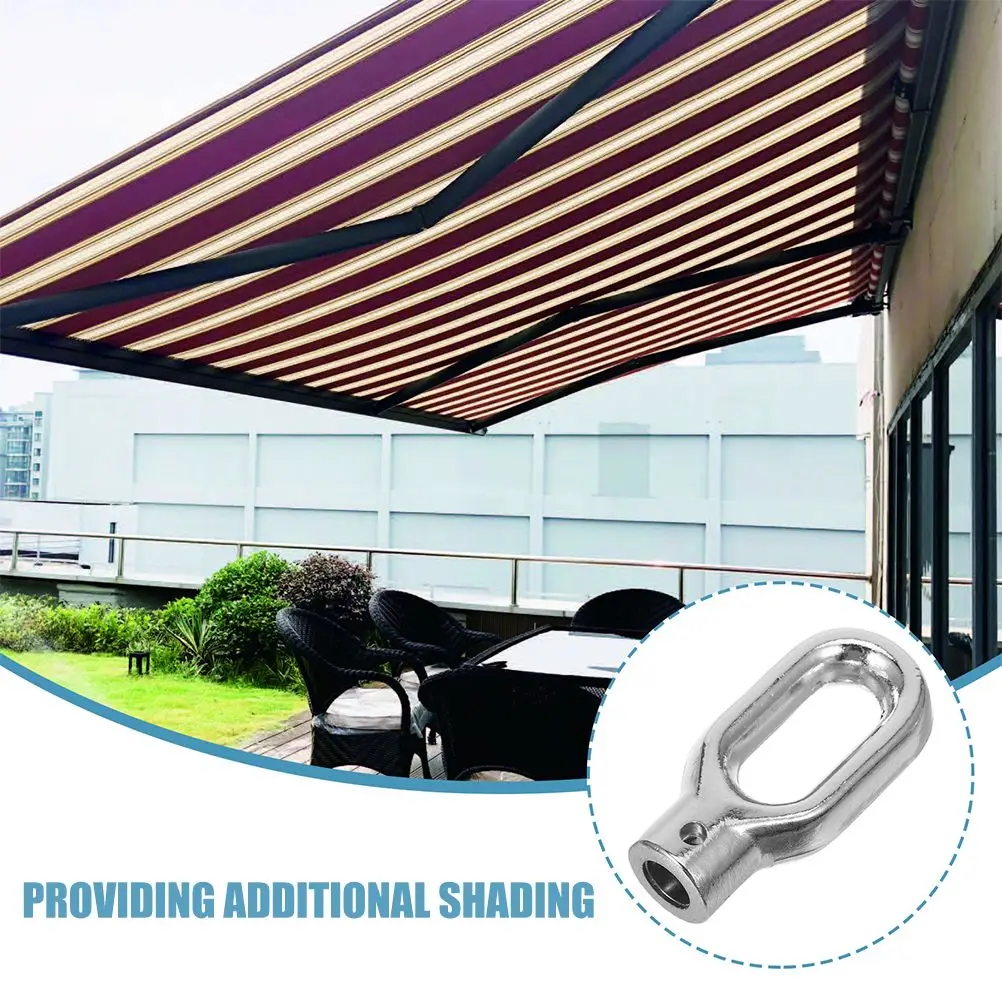 Awning Crank With Hook Bamboo Blinds Outdoor awning outdoor parasol accessories For Outdoor Patio Tent Retractable Aluminum Alloy Roller Shade Parts Heavy Awning Hardware