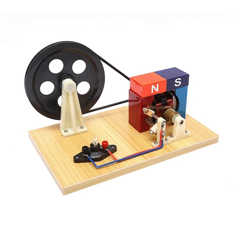 

Генератор переменного и постоянного тока с ручным приводом, инструменты для обучения физике средней и младшей школы, генератор с ручным приводом J24019
