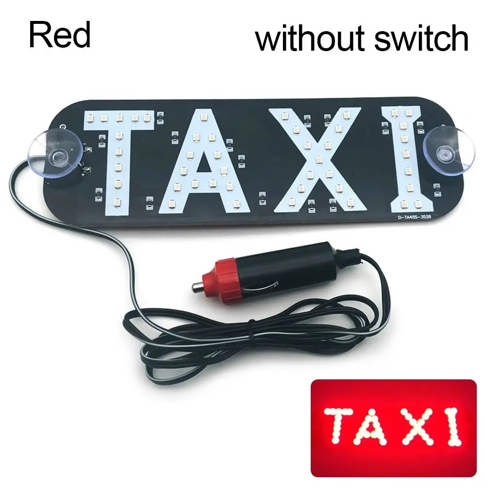 Luminoso Segnale LED Blu Per Taxi – Lampada Da Parabrezza Con Ventose E Accendisigari – Indicatore Servizio Auto 12V