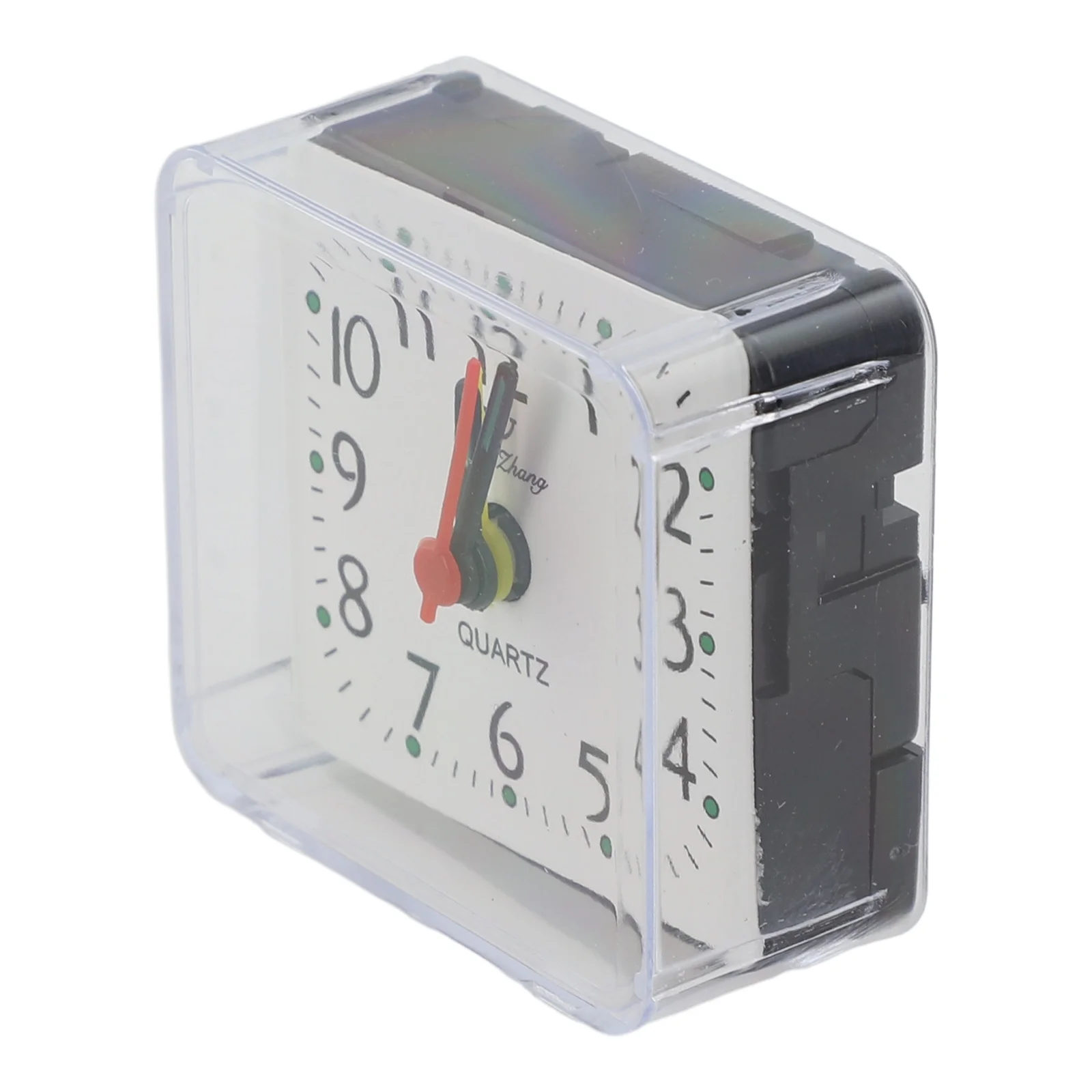 

Durable High Quality Brand New Office Home Alarm Clock PVC Silent Small Square 6.2x3x5.9cm Bedside Candy Colors