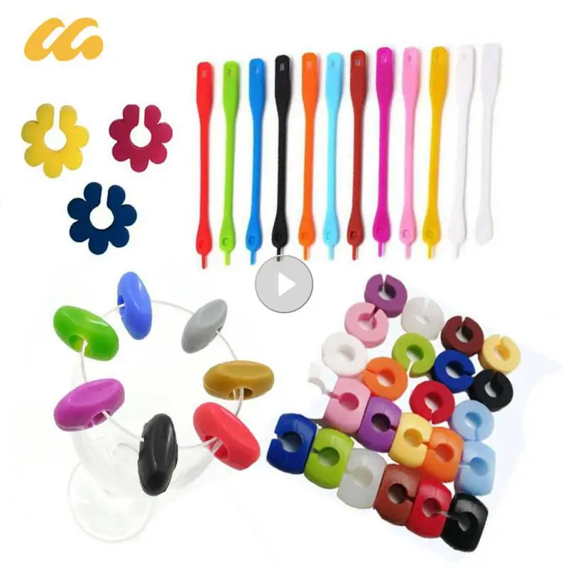 12pcs Suction Cup Silicone Monster Wine Charms Glass Markers - Party &  Holiday Diy Decorations - AliExpress