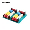 AIYIMA 2Pcs Speaker 3 Way Audio Frequency Divider Treble + Midrange + Bass Crossover Speakers Filter For 8Inch Speaker DIY 1
