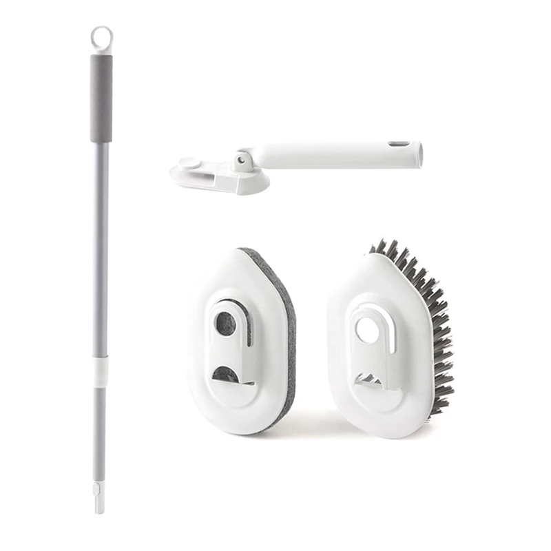 

Tub Tile Scrubber Brush 2-In-1 Shower Scrubber Shower Cleaning Brush As Shown For Toilet