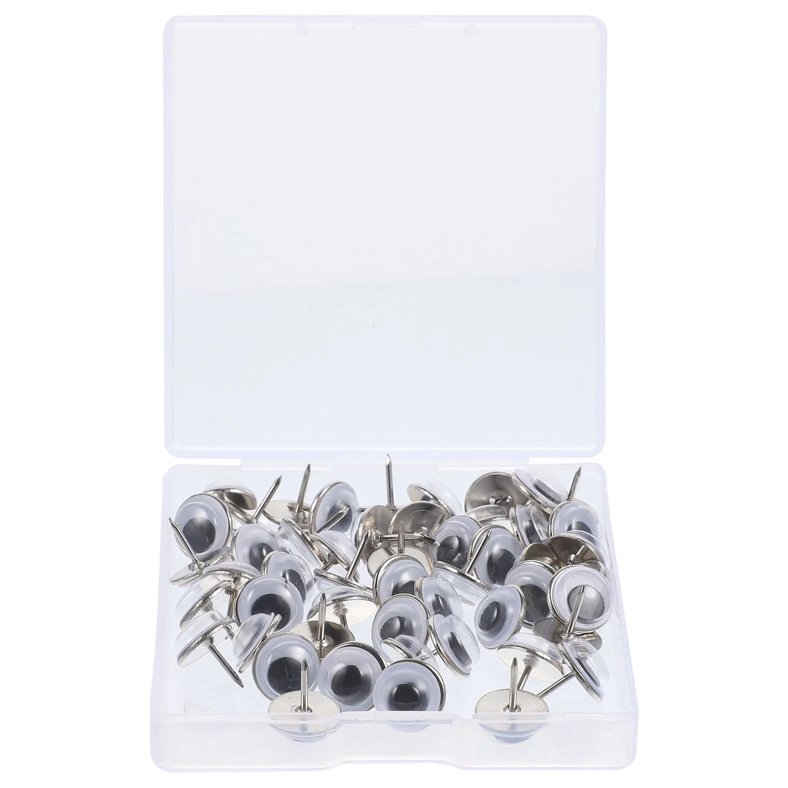 

50 Pcs Message Board House Accessories for Home Metal Decorative Eye Shaped Pushpins
