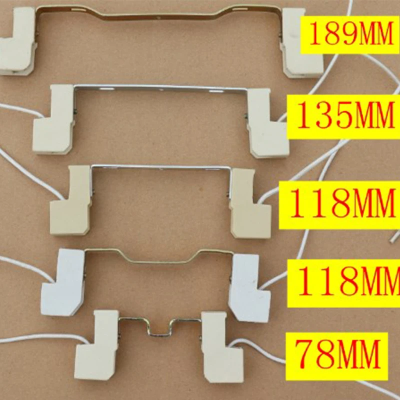 Lamp Holder Lamp Bulb Holder Lamp Base DIY Lighting Accessories 1pcs 78/118/135mm R7S Flood Halogen Light Bulb Ceramic Lamp Base Holder Adapter Socket R7S Lampholders