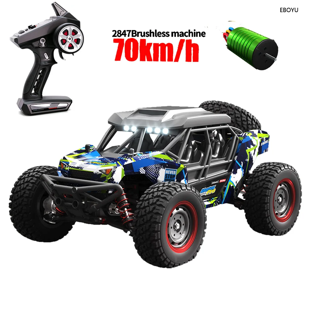 

JJRC Q141B Brushless RC Car 1:16 Full Scale 2.4GHz 4WD IPX4 Waterproof Off-road HighSpeed 70KM/H Remote Control RC Truck Toys