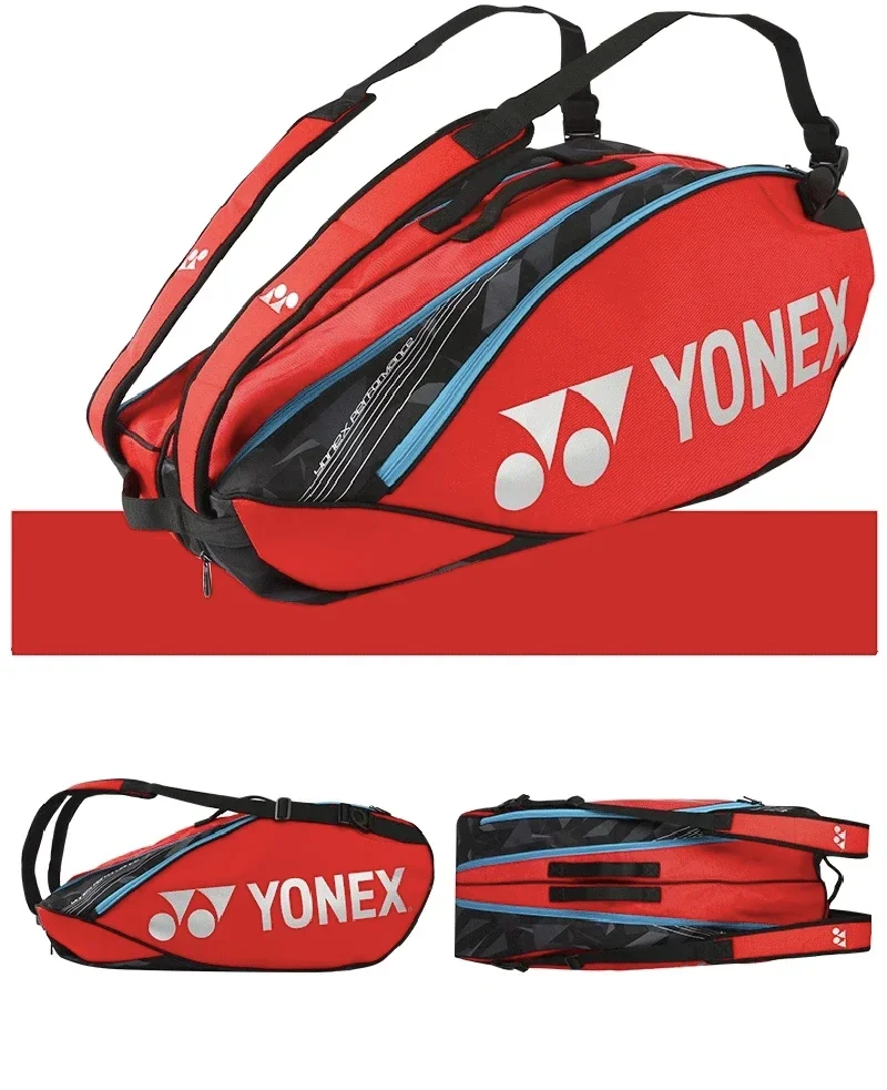 YONEX Tour Edition Yonex Racket Bag Professional Sports Bag With Independent Shoes Compartment For Women Men For 6 Rackets 6