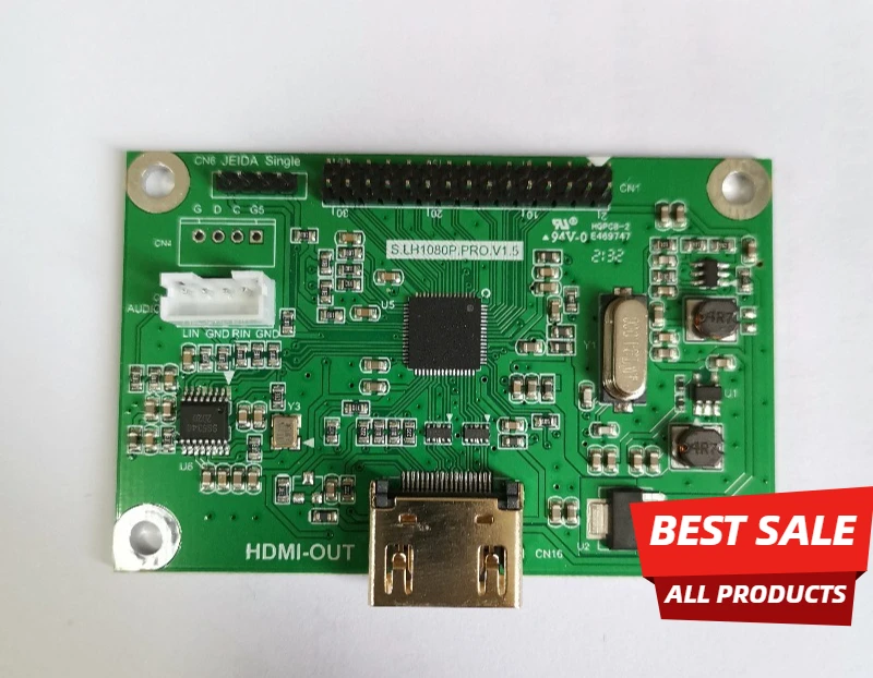 LVDS-HDMI 어댑터 보드, lvds에서 hdmi 출력으로 변환, 다양한 해상도 지원, 표준 720P 1080P