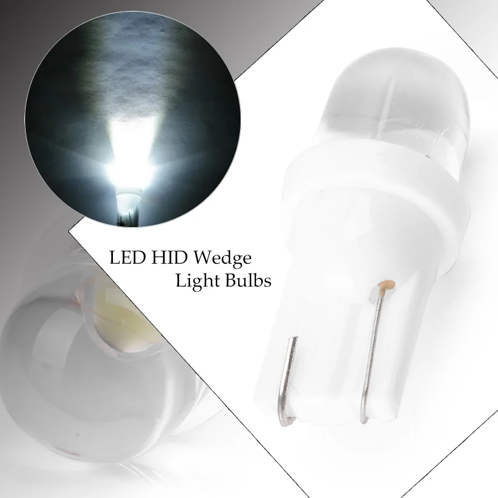 DC 12V LED Light Bulbs 2X Universal T10 W5W 168 194 HID Dome License Plate White 29mm Lighting Replacement