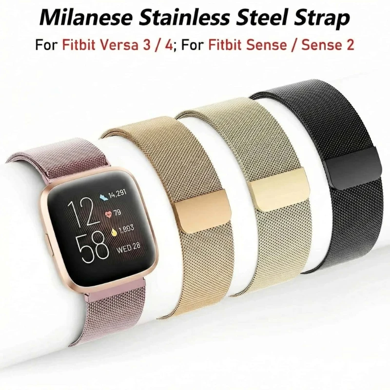 Magnetic Stainless Steel Mesh Milanese Loop Bracelet Strap