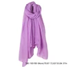 Women Lightweight Super Large Summer Beach Wrap Scarves Solid Color Long Shawl for Head Scarves Wrap Turb 5