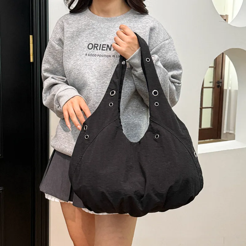 Women'S Casual Handbag Shoulder Bag Large Capacity Durable Polyester with Adjustable Strap for Commuting, Travel & Everyday Use
