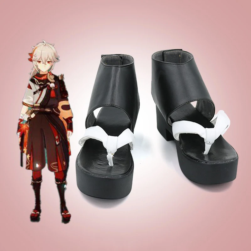 

New Anime Game Genshin Impact Kiryu Kazuha Cosplay Women Shoes Boots Props Halloween Party Accessories Customization Cheap