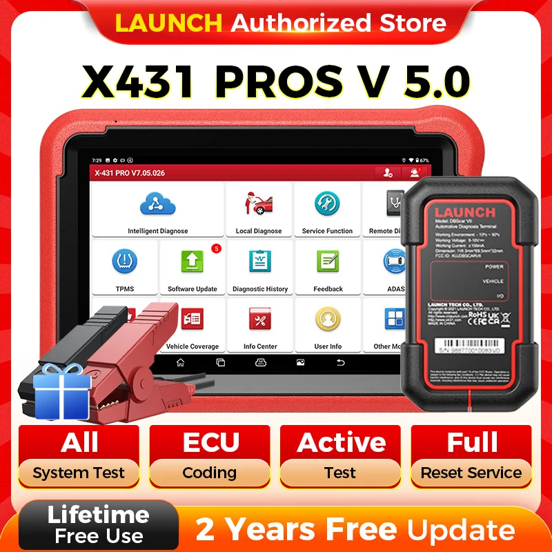 brotect Pellicola Protettiva Vetro per Launch X-431 Euro Turbo II Protezione Schermo [Durezza Estrema 9H, Chiaro