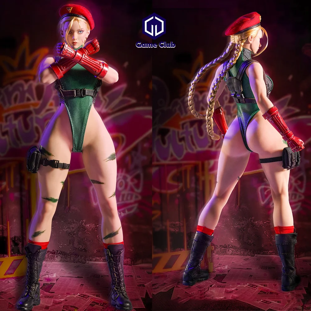 STAR MAN MS-009 1/6 Agent Killer Bee Street Fighter Team Leader Double Ponytail Braid Cammy Full Set 12in Action Figures Model