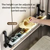 Bathroom Non Perforated Slipper Rack Wall Mounted Simple Entrance Shoe Bathroom Wall Mounted Door Mounted Shoe Storage Rack 4