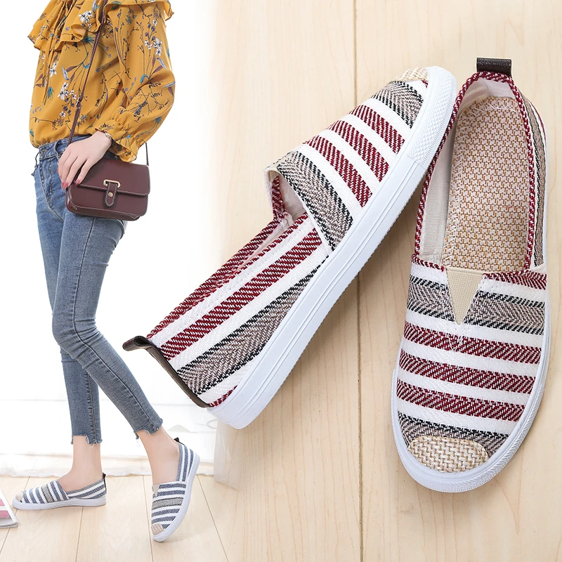 Ballerines Femme été - Espadrilles Maille Respirante, Semelle Souple, Sans Lacets, Confortables Pour La Ville