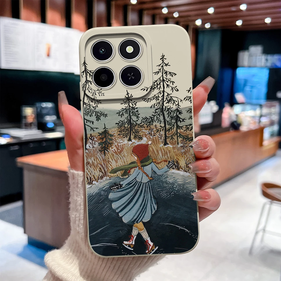 Cute Bear Shockproof Silicone Phone Case - Soft Bumper Shell