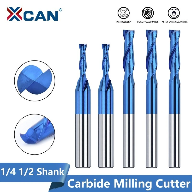 1 Flute Spiral Milling Cutter Spiral Router Bits 1 2 Shank Two Flutes Spiral Aliexpress