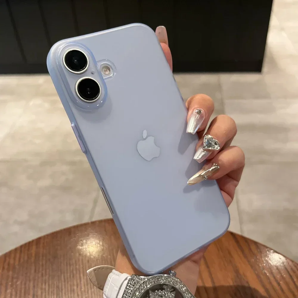Ultra Thin Matte Shockproof PP Phone Case - Slim Clear Protective Cover