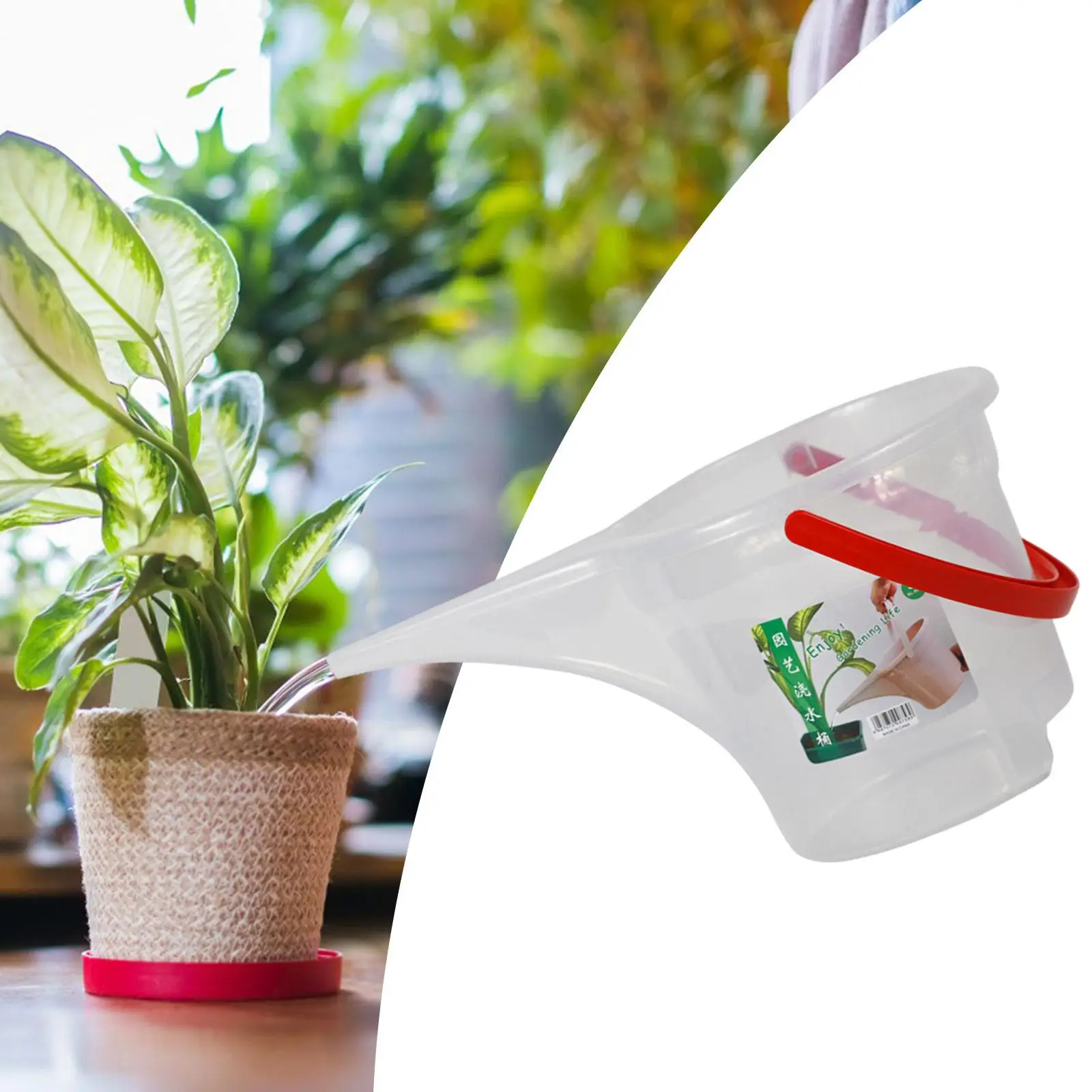 5L Watering Can Lightweight Easy to Use Portable Modern Design Garden Watering Pot for Bonsai Farm Farmhouse Plants Flower