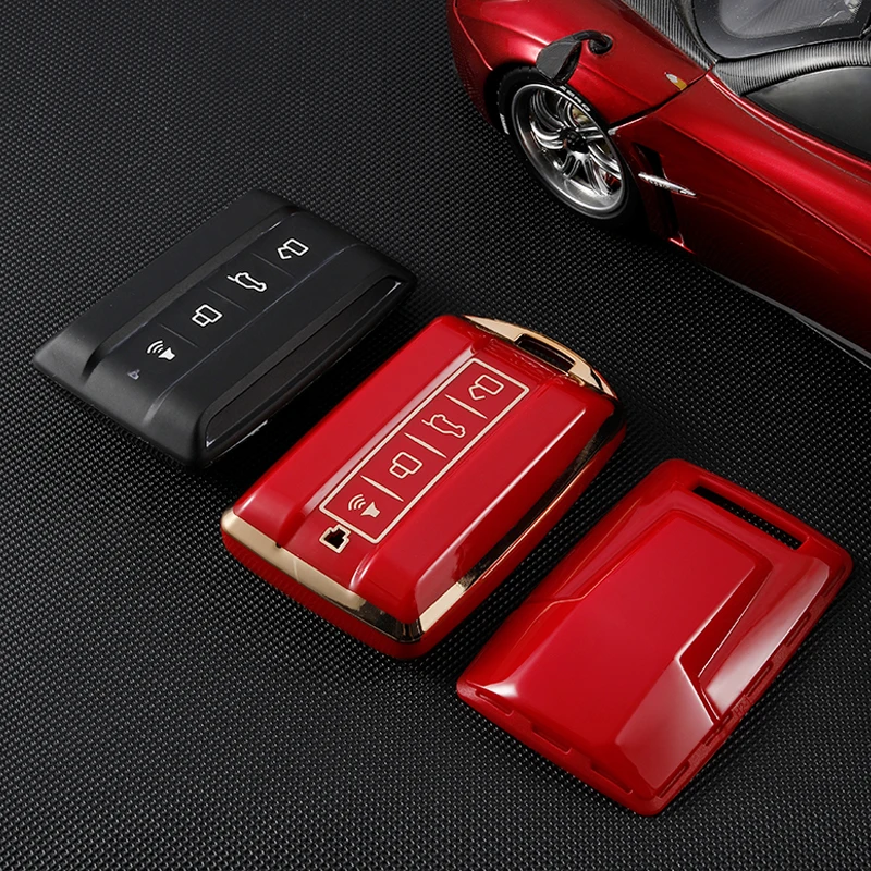 Great Wall WEY New Tank Car Key Case, Couverture de clé en cuir faite à la  main, Couverture de porte-clés, couverture de clé de voiture, porte-clés,  étui à clés de voiture 