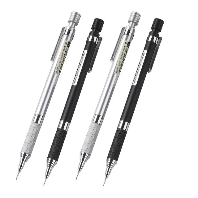 Metal Mechanical Pencil 0.5/0.7mm Low Gravity Art Sketching Pencil Anti Breakage Graphic Design Propelling Pencil Students Gift 1
