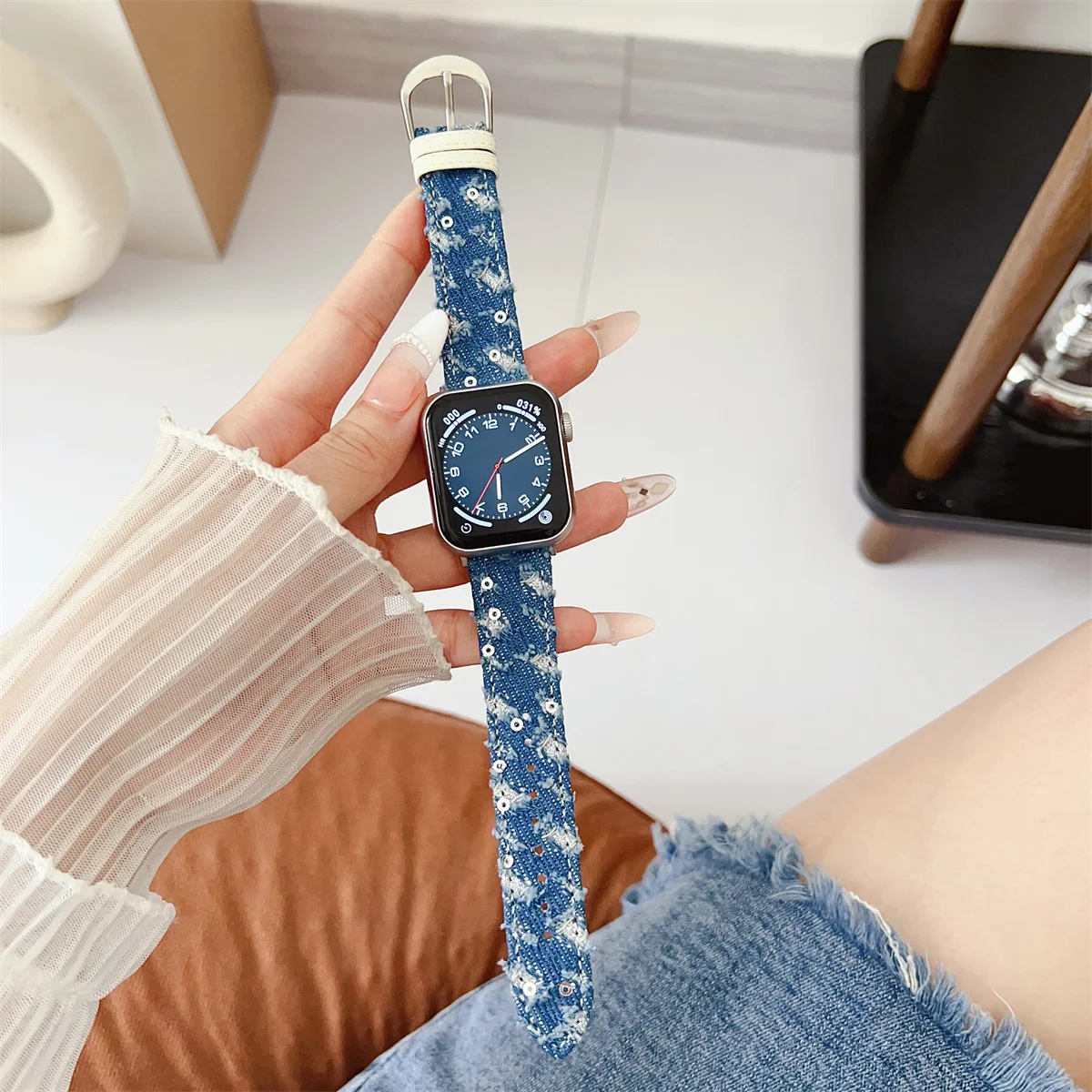 Watch Band For iWatch 42/44/45/46/49mm 38/40/41mm PU leather Fashion Watch Strap for Watch Series Ultra2 Series 10/9/8/7/6/5/4/3/2/1_voghion.com