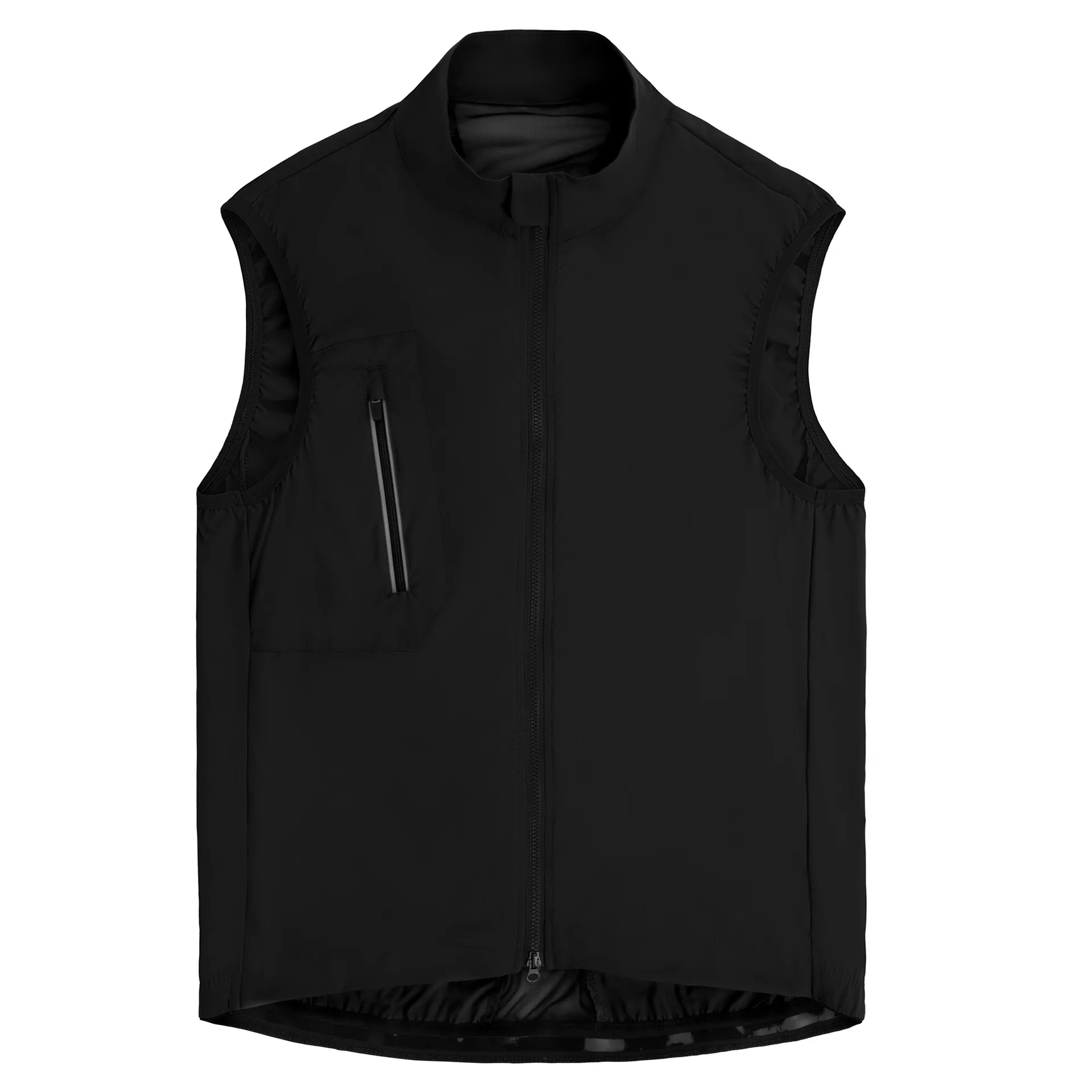 RSANTCE Cycling Windproof Vest, All New Classic Lightweight Men’s Wind Gilet Stretch Fabric Two Way Zipper