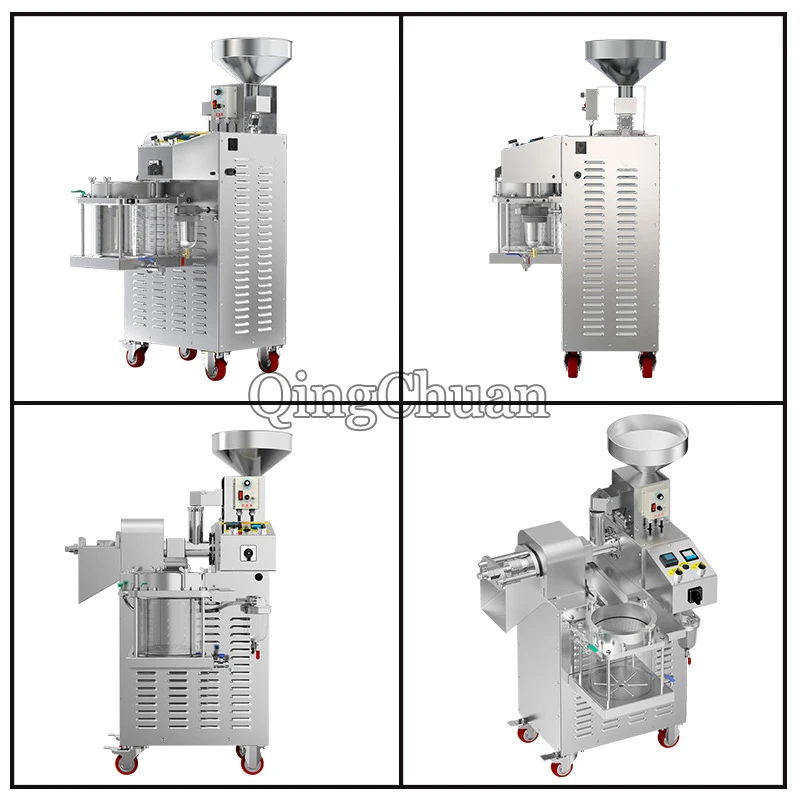 Oil Press Machine S01 3650W Home Peanut Seeds Squeezer Stainless Steel Business Sesame Sunflower Expeller Soybean Extraction 6