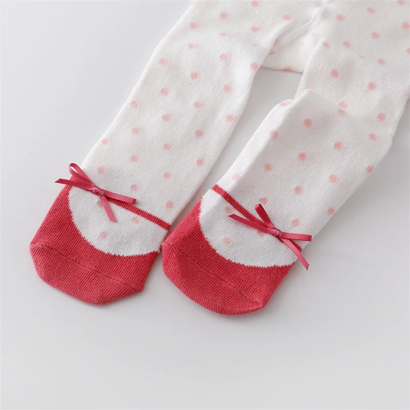 Knit Tights Girls Pantyhose Children Stockings 0-12M Newborn Baby Girls Cotton Print Infant Casual Toddler Spring