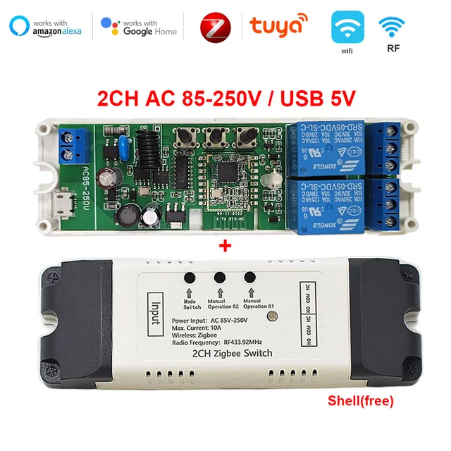 2CH Zigbee 85-250V
