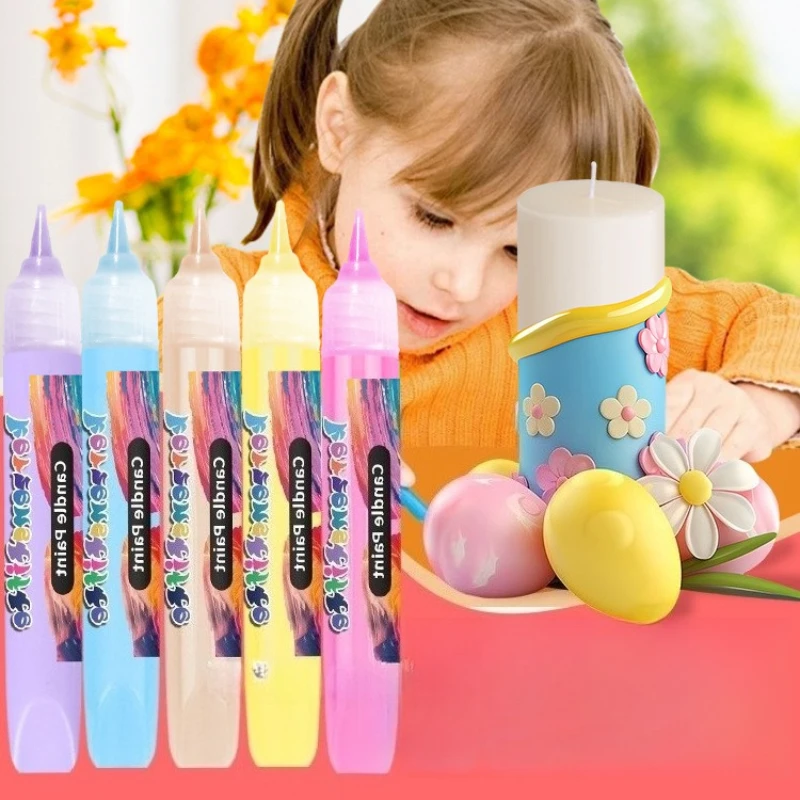 10ml 24색 3D 입체 라인 페인트 펜 DIY 창문 젤 페인팅 낙서 펜 양초 수제 아트 페인팅 크레용